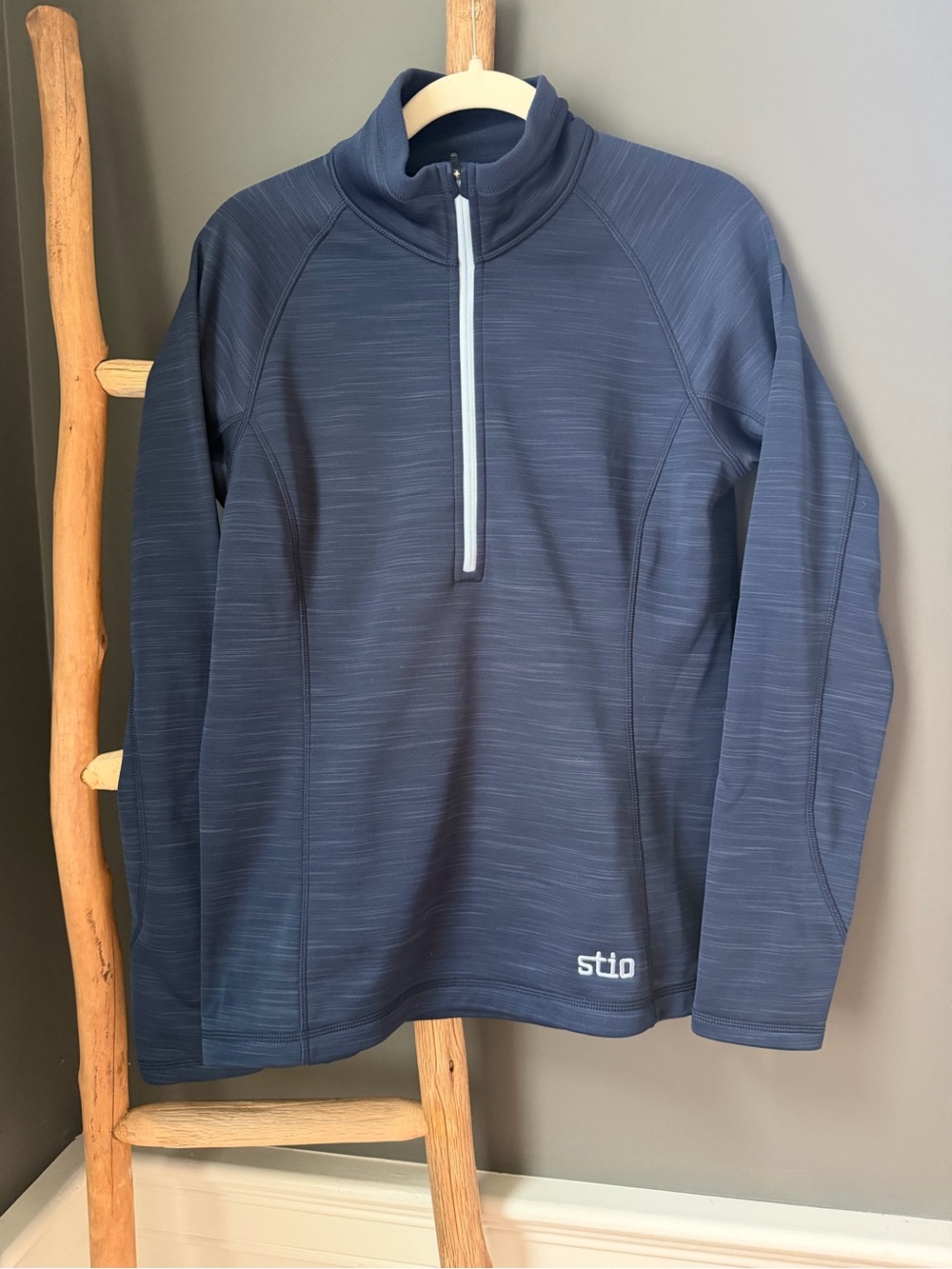 Stio women Navy Half-Zip base layer